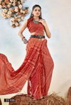 Aabhuti By Vallabhi Georgette Abstract Print With Swarovsaki Work Saree Wholesale Suppliers In India